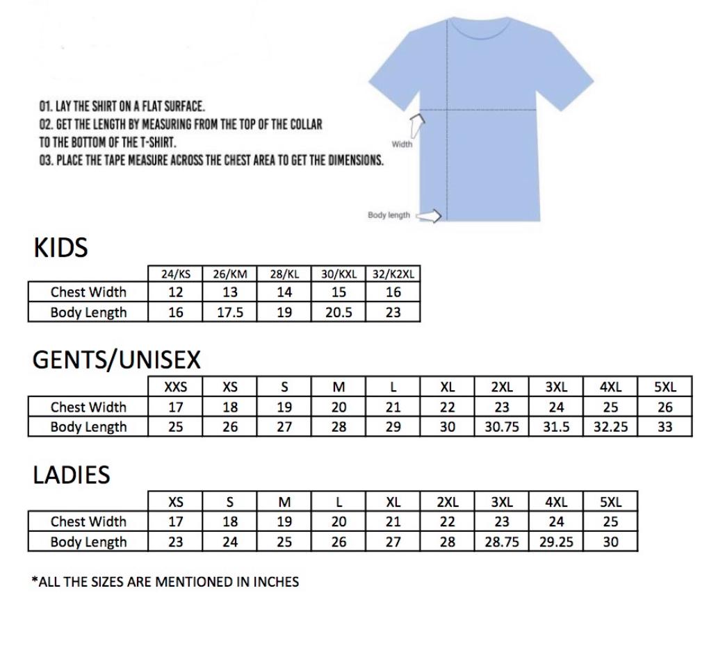 Touch Look Check – Triathlon 2024 T-shirt Sizes